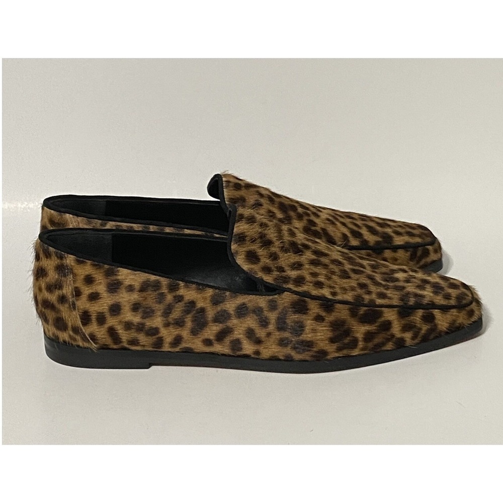 Frame Women's Le Verona Calf Hair Leather Loafers Slip On Size 37.5 US 7 $478 - Picture 3 of 8
